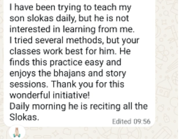 Feedback from Parent of Advaith, Coimbatore on 4th Mar 26